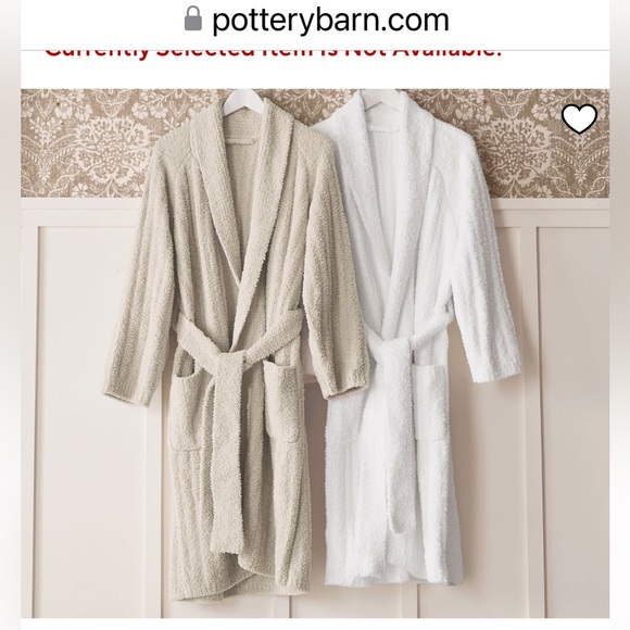 Pottery Barn Cozy Ribbed Robe - Picture 2 of 5